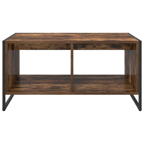 vidaXL Coffee Table Smoke Oak 80 x 50 x 40 cm Engineered Wood