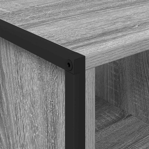 vidaXL Coffee Table Grey Sonoma 80 x 50 x 40 cm Engineered Wood