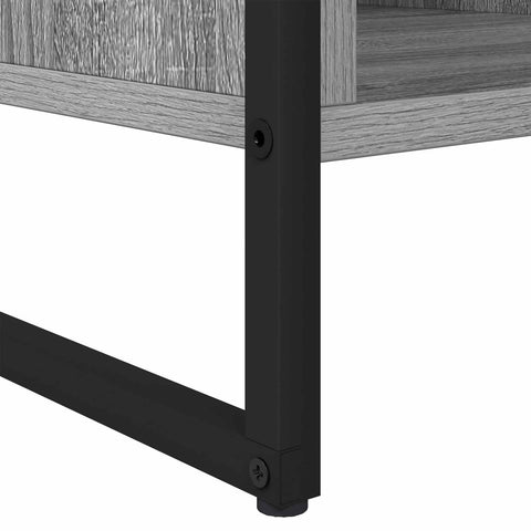 vidaXL Coffee Table Grey Sonoma 80 x 50 x 40 cm Engineered Wood