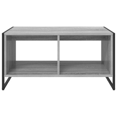 vidaXL Coffee Table Grey Sonoma 80 x 50 x 40 cm Engineered Wood