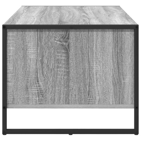 vidaXL Coffee Table Grey Sonoma 80 x 50 x 40 cm Engineered Wood