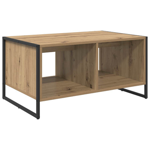 vidaXL Coffee Table Artisian Oak 80 x 50 x 40 cm Engineered Wood