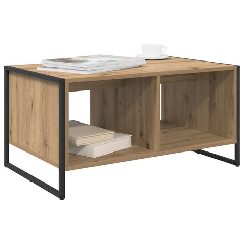 vidaXL Coffee Table Artisian Oak 80 x 50 x 40 cm Engineered Wood