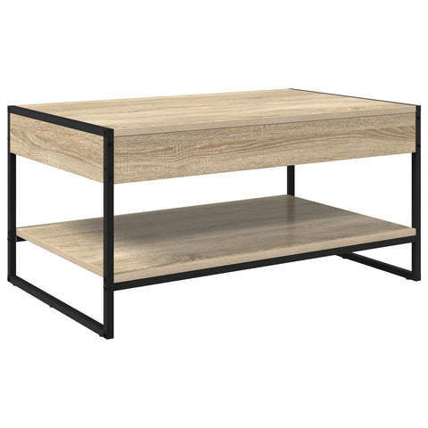 vidaXL Coffee Table Sonoma 80 x 50 x 40 cm Engineered Wood