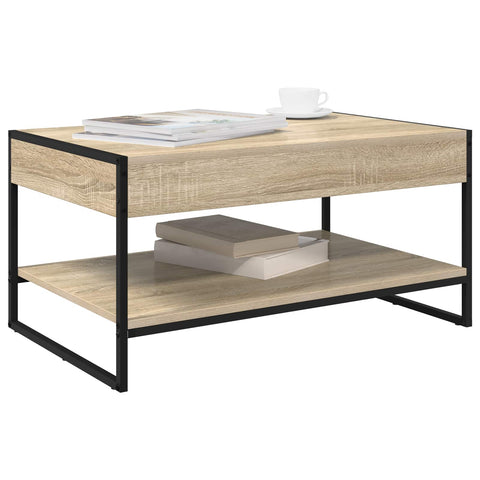 vidaXL Coffee Table Sonoma 80 x 50 x 40 cm Engineered Wood