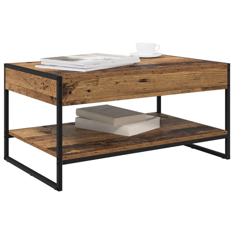 vidaXL Coffee Table Old Wood 80 x 50 x 40 cm Engineered Wood