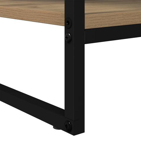 vidaXL Coffee Table Artisian Oak 80 x 50 x 40 cm Engineered Wood