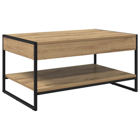 vidaXL Coffee Table Artisian Oak 80 x 50 x 40 cm Engineered Wood