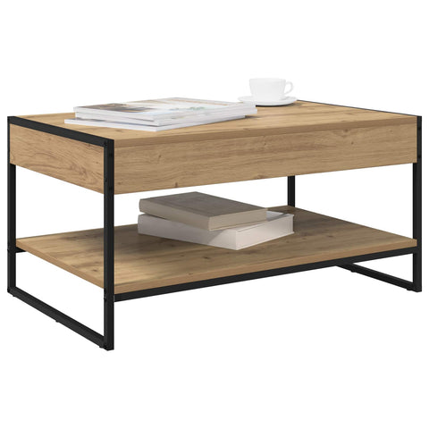 vidaXL Coffee Table Artisian Oak 80 x 50 x 40 cm Engineered Wood