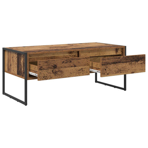 vidaXL Coffee Table Old Wood 100 x 46 x 40 cm Engineered Wood