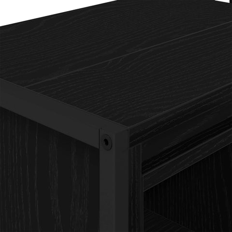 vidaXL Bathroom Cabinet Black Oak 60 x 30 x 60 cm Engineered Wood