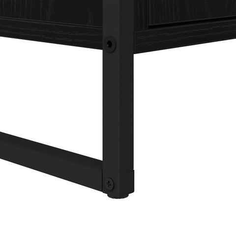 vidaXL Bathroom Cabinet Black Oak 60 x 30 x 60 cm Engineered Wood