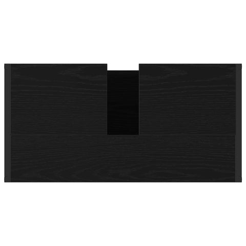 vidaXL Bathroom Cabinet Black Oak 60 x 30 x 60 cm Engineered Wood