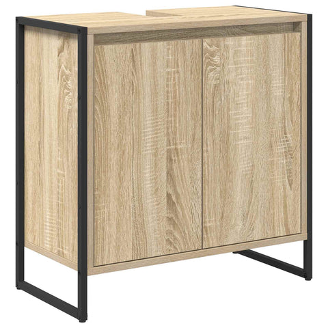 vidaXL Bathroom Cabinet Sonoma 60 x 30 x 60 cm Engineered Wood
