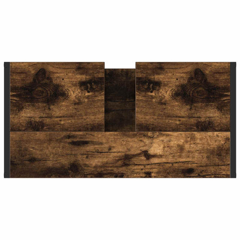 vidaXL Bathroom Cabinet Smoke Oak 60 x 30 x 60 cm Engineered Wood
