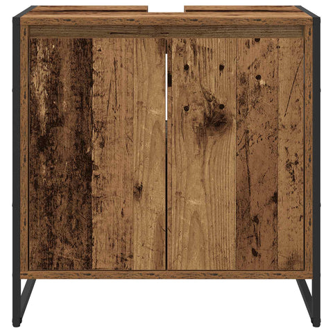 vidaXL Bathroom Cabinet Old Wood 60 x 30 x 60 cm Engineered Wood