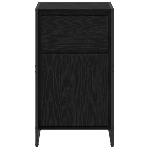 vidaXL Sideboard Black Oak 43 x 36 x 75.5 cm Engineered Wood