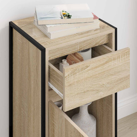 vidaXL Sideboard with Drawer Sonoma 43 x 36 x 75.5 cm Engineered Wood