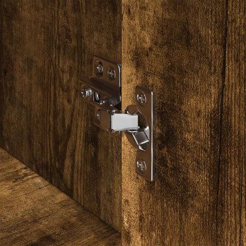 vidaXL Sideboard Smoke Oak 43 x 36 x 75.5 cm Engineered Wood