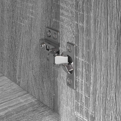 vidaXL Sideboard Grey Sonoma 43 x 36 x 75.5 cm Engineered Wood