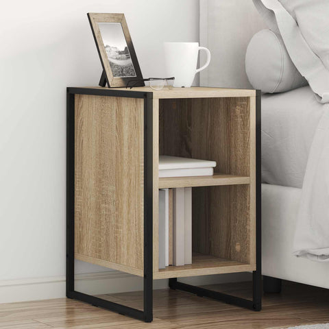 vidaXL Bedside Table 2 pcs Sonoma 39.5 x 30 x 50 cm Engineered Wood