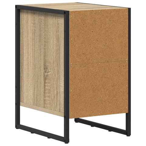 vidaXL Bedside Table 2 pcs Sonoma 39.5 x 30 x 50 cm Engineered Wood