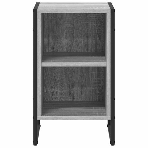 vidaXL Bedside Table 2 pcs Grey Sonoma 39.5 x 30 x 50 cm