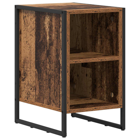 vidaXL Bedside Table 2 pcs Old Wood 39.5 x 30 x 50 cm Engineered Wood