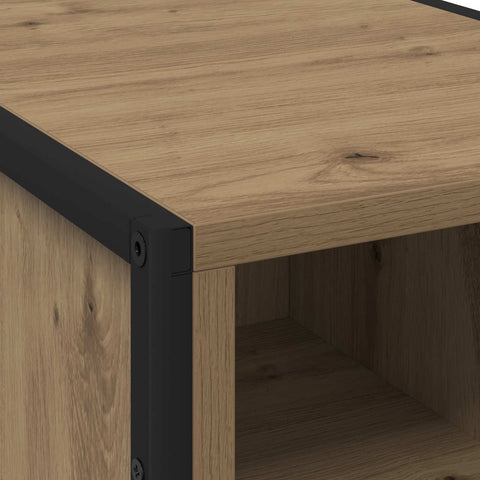 vidaXL Bedside Table Artisian Oak 39.5 x 30 x 50 cm Engineered Wood