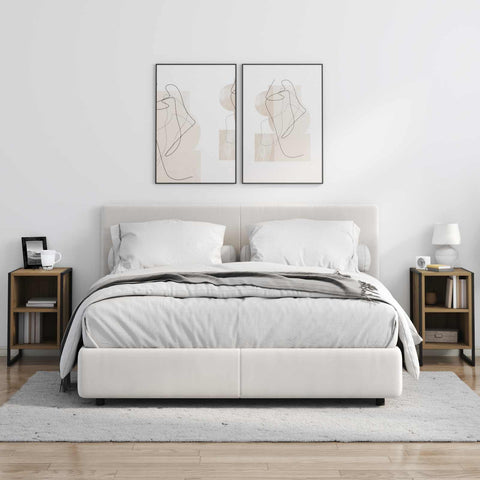 vidaXL Bedside Table 2 pcs Artisian Oak 39.5 x 30 x 50 cm