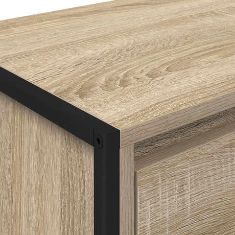 vidaXL Bedside Table Sonoma 39.5 x 30 x 50 cm Engineered Wood