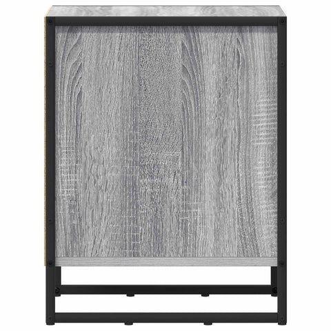 vidaXL Bedside Table Grey Sonoma 39.5 x 30 x 50 cm Engineered Wood