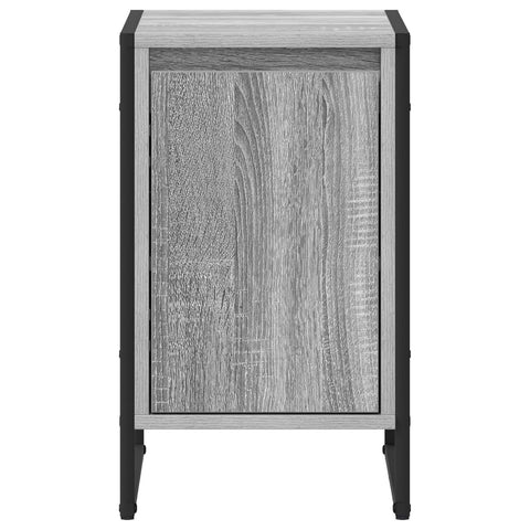 vidaXL Bedside Table 2 pcs Grey Sonoma 39.5 x 30 x 50 cm