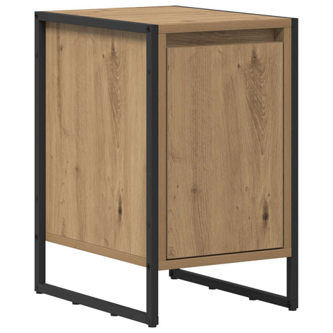 vidaXL Bedside Table Artisian Oak 39.5 x 30 x 50 cm Engineered Wood