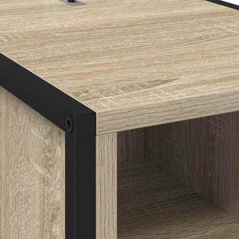 vidaXL Bedside Table Sonoma 39.5 x 30 x 50 cm Engineered Wood