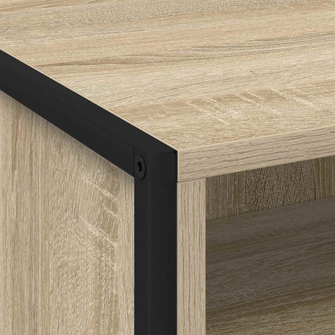 vidaXL Bedside Table 2 pcs Sonoma 50 x 39.5 x 50 cm Engineered Wood