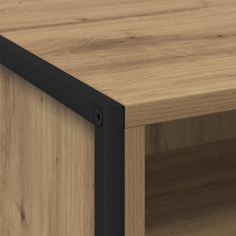 vidaXL Bedside Table Artisian Oak 50 x 39.5 x 50 cm Engineered Wood
