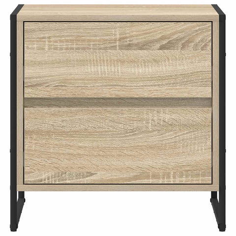 vidaXL Bedside Table Sonoma 50 x 39.5 x 50 cm Engineered Wood