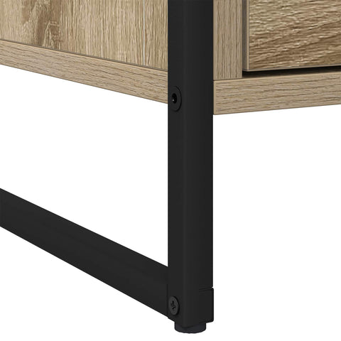 vidaXL Bedside Table 2 pcs Sonoma 50 x 39.5 x 50 cm Engineered Wood