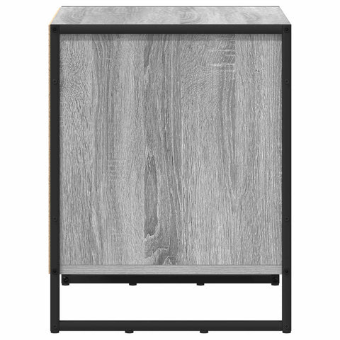 vidaXL Bedside Table Grey Sonoma 50 x 39.5 x 50 cm Engineered Wood