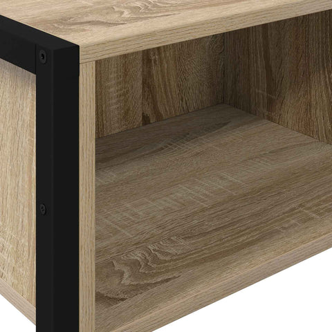 vidaXL End Table with Storage Sonoma 100 x 36 x 75 cm Engineered Wood