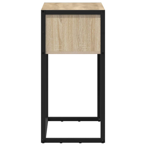 vidaXL End Table with Storage Sonoma 100 x 36 x 75 cm Engineered Wood