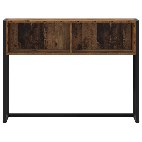 vidaXL End Table Old Wood 100 x 36 x 75 cm Engineered Wood