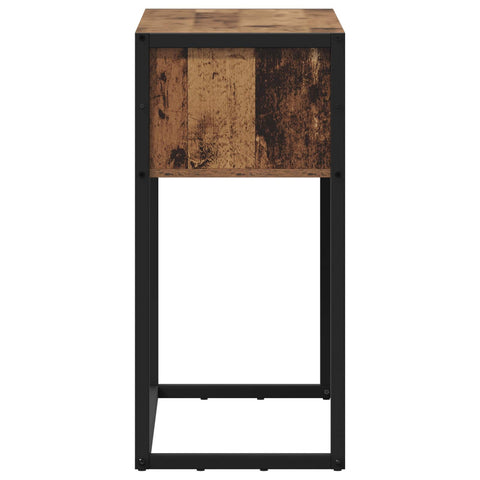 vidaXL End Table Old Wood 100 x 36 x 75 cm Engineered Wood