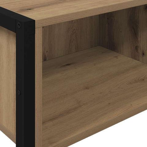 vidaXL End Table Artisian Oak 100 x 36 x 75 cm Engineered Wood