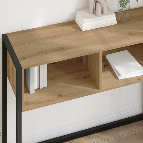 vidaXL End Table Artisian Oak 100 x 36 x 75 cm Engineered Wood