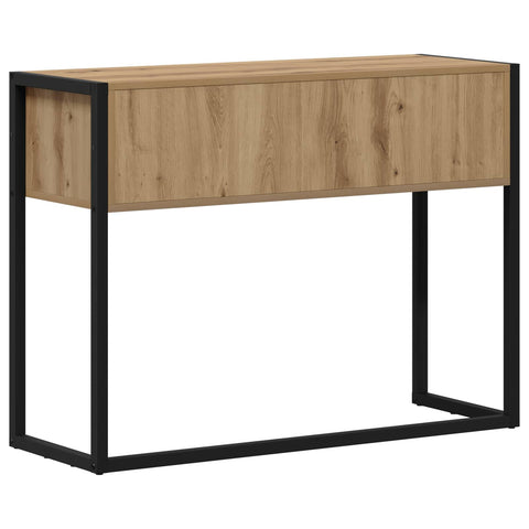 vidaXL End Table Artisian Oak 100 x 36 x 75 cm Engineered Wood