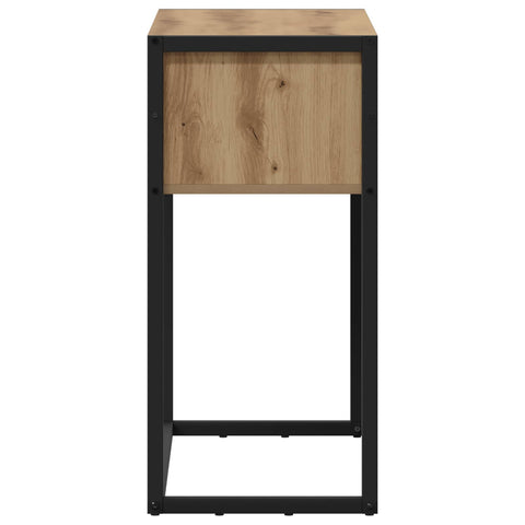 vidaXL End Table Artisian Oak 100 x 36 x 75 cm Engineered Wood