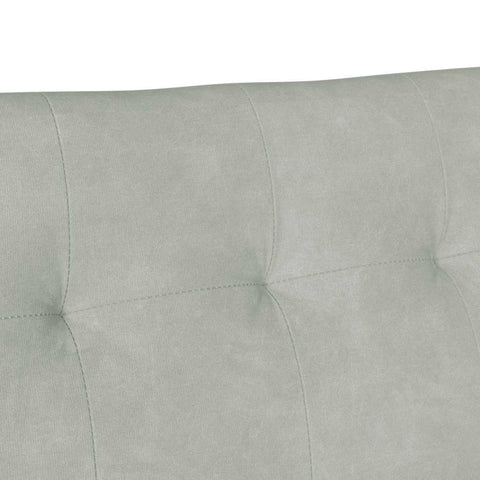 vidaXL Bench Light Grey 112 x 65.5 x 75 cm Velvet