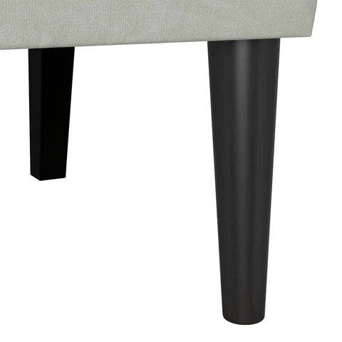 vidaXL Bench Light Grey 112 x 65.5 x 75 cm Velvet